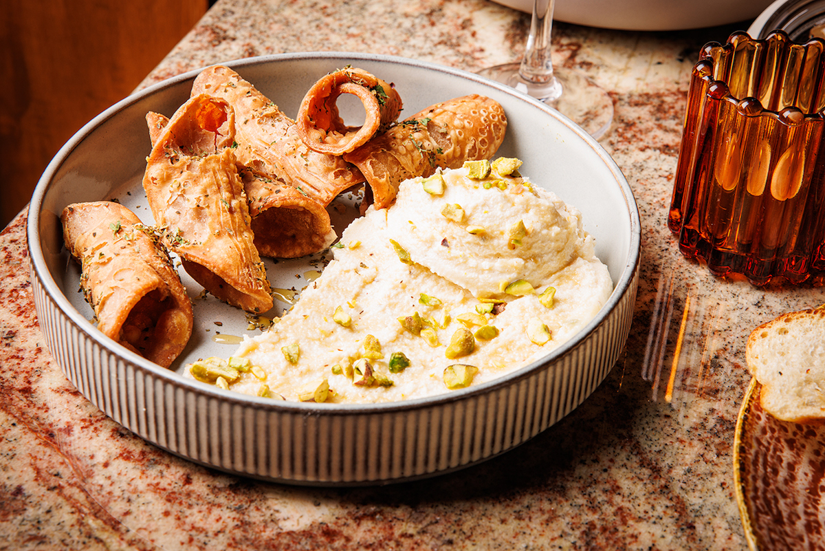 Savory cannoli dip at Flamant. | Photo by Samantha Marie