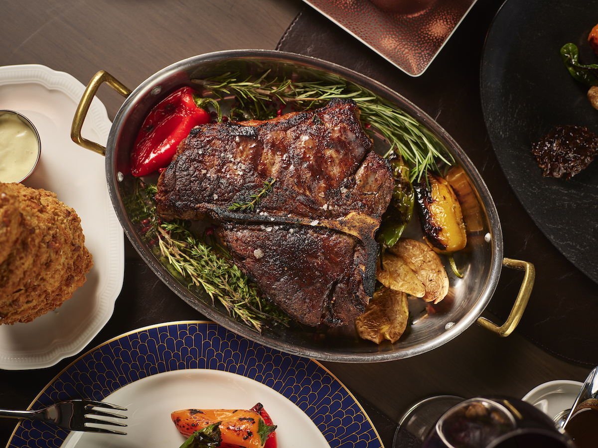 CrownBlock_PorterHouseSteak_BillMilne - DiningOut Dallas Porterhouse steak at Crown Block. | Photo by Bill Milne