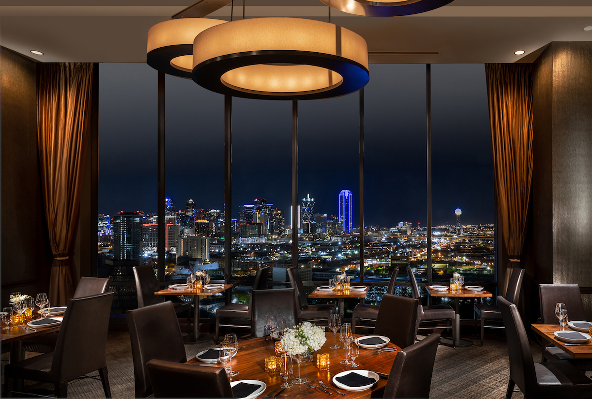 Sweeping views from the dining room at SER Steak + Spirits. | Photo by SER Steak + Spirits