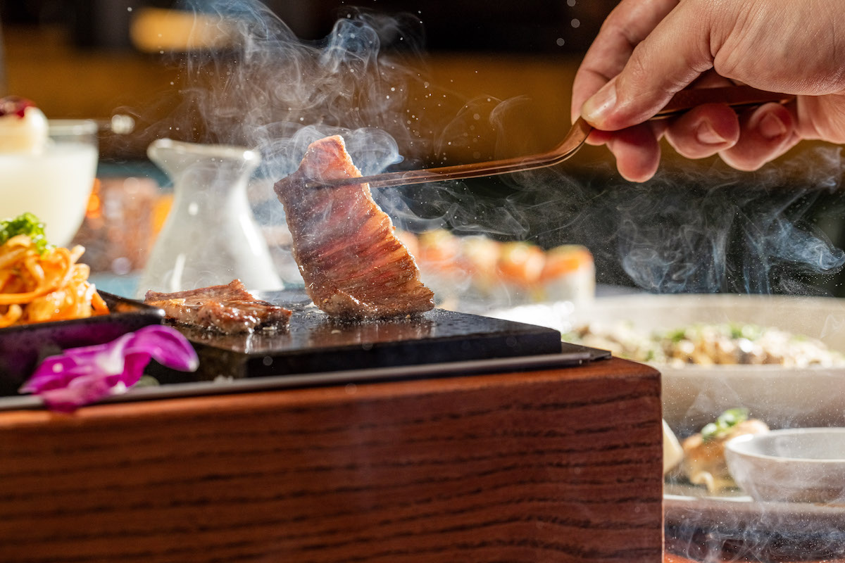 Wagyu Hot Rock - DiningOut Dallas Wagyu hot rock at Catch Dallas. | Photo by Catch Dallas