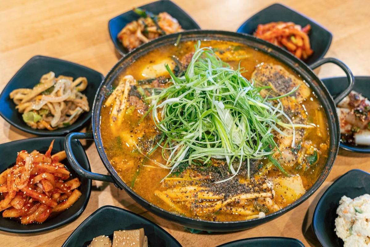 Gold Spoon - DiningOut Dallas Gamja tang, a savory hotpot style potato soup, at Gold Spoon. | Photo by Gold Spoon