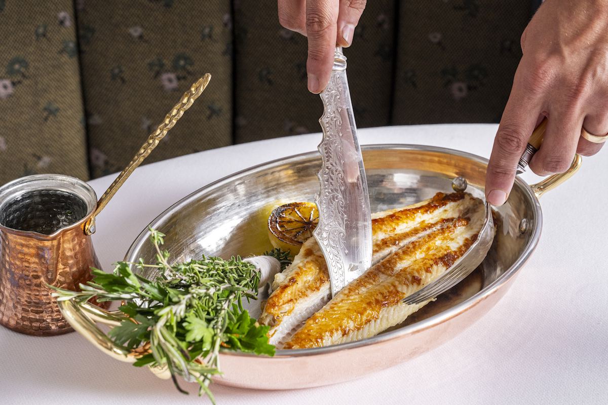 Whole Dover sole at Mister Charles. | Photo by Mister Charles