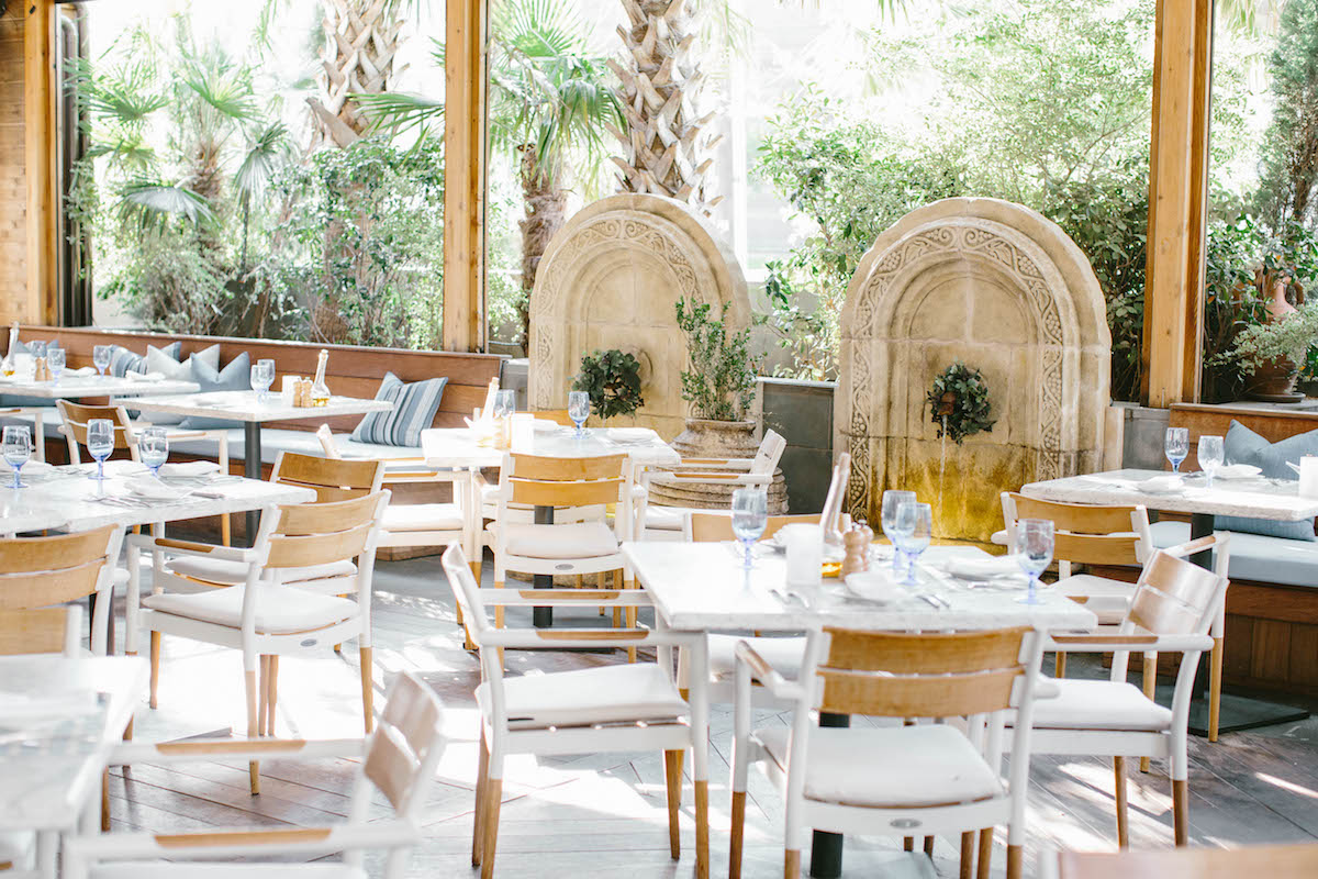 The patio at Dolce Riviera. | Photo by Harwood Hospitality Group