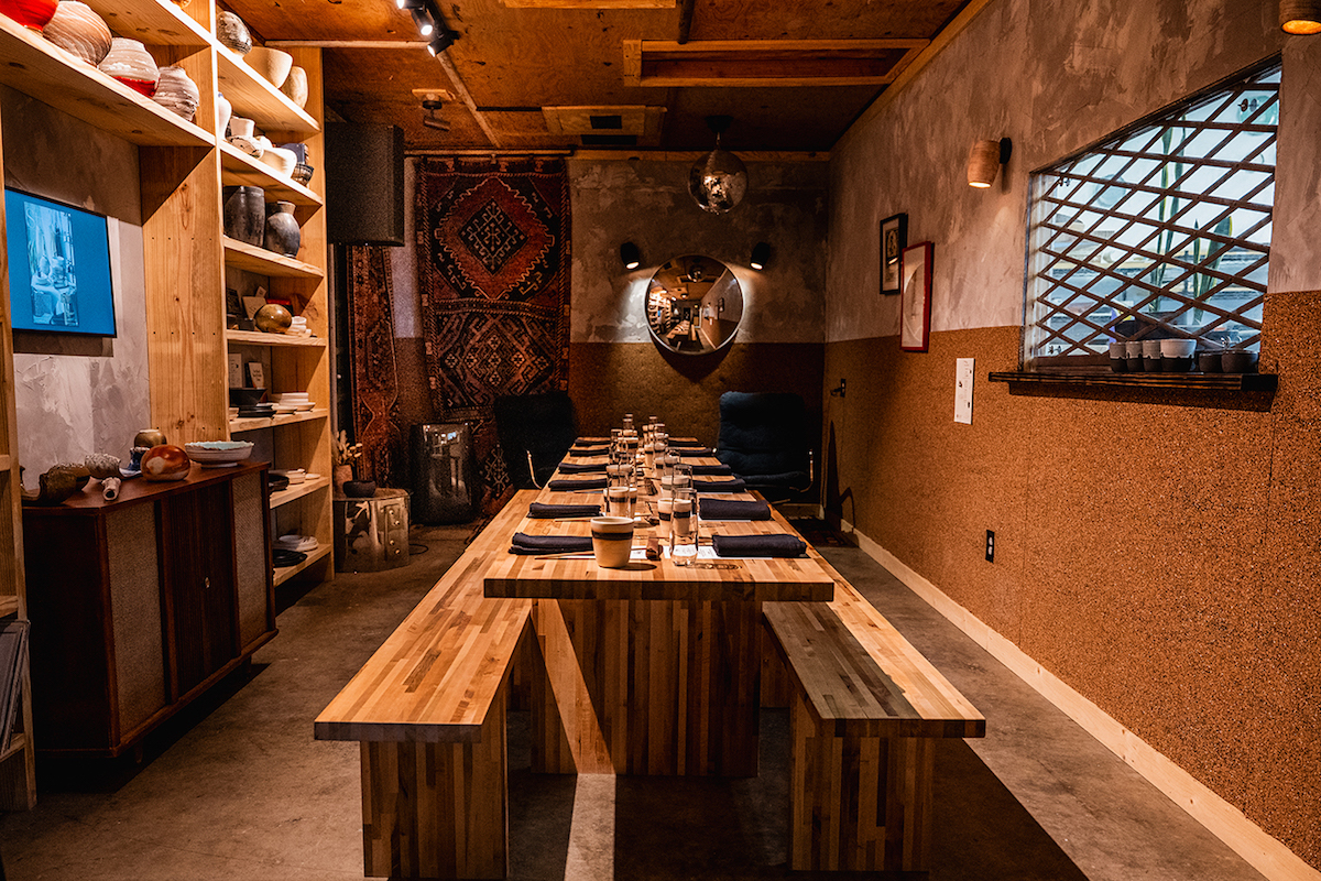Exclusive seating at Kiln to Table. | Photo by Daniel Gerona