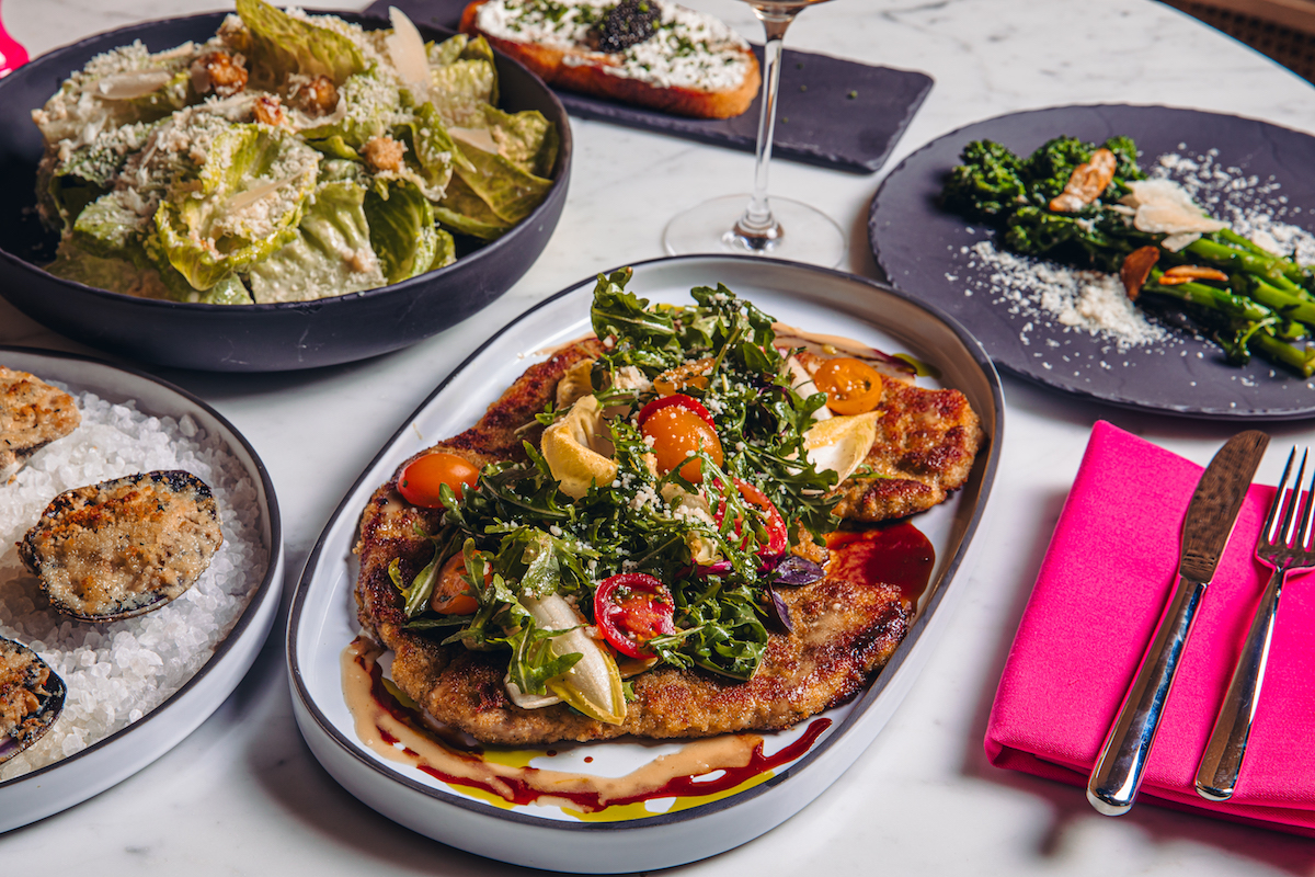 Pork chop milanese at Knife Italian. | Photo by Samantha Marie Photography
