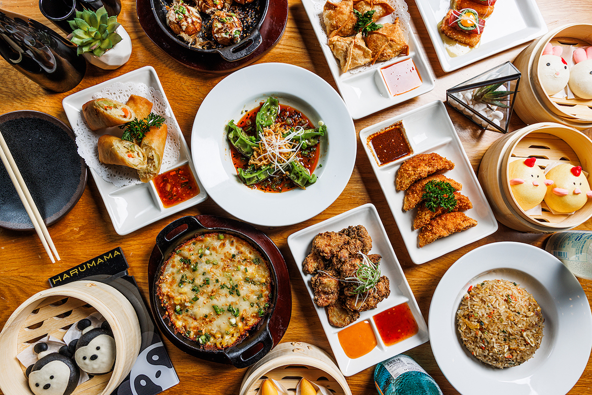 A spread of dishes at Harumama Noodles + Buns.| Photo by Harumama Noodles + Buns
