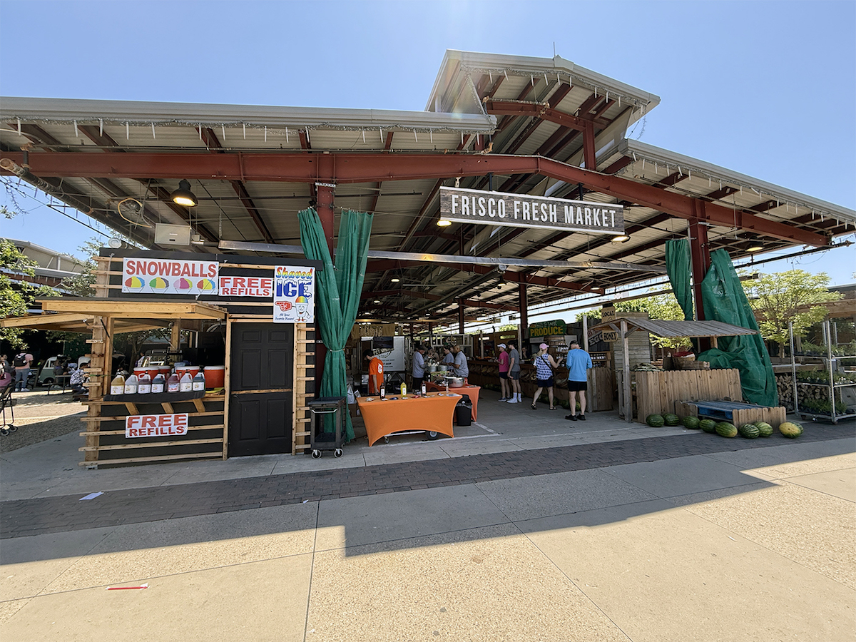 The entry to Frisco Fresh Market. | Photo by Desiree Gutierrez