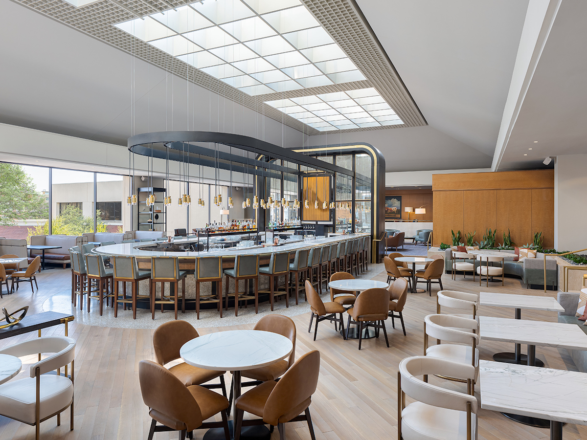 The dining room at LRH in the Omni Las Colinas Hotel. | Photo by Sean Gallagher