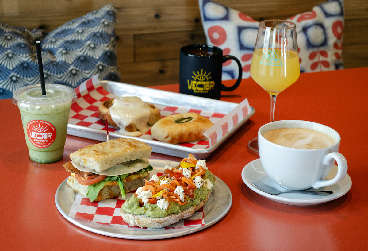 A breakfast spread at Vector. | Photo by Vector