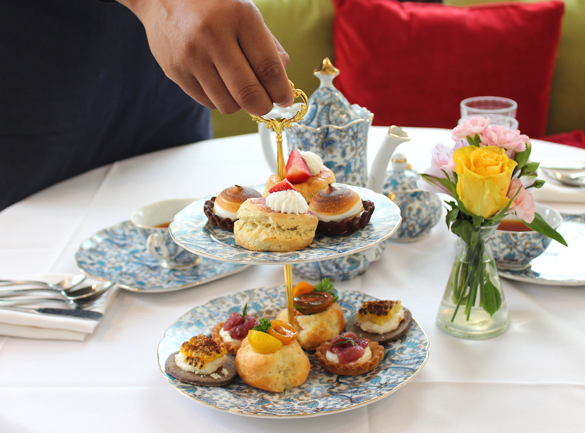 Tea service offerings at Potpourri Boulangerie. | Photo by Potpourri Boulangerie