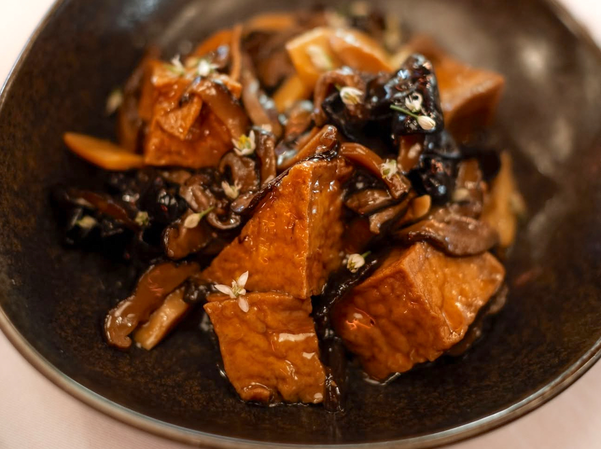 Braised toful at La PasSage. | Photo by La PasSage
