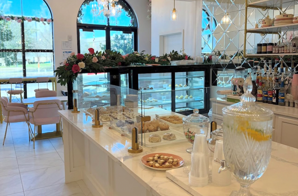 The well-appointed interiors of Sweet Gilley's Specialty Bakeshop. | Photo by Sweet Gilley's