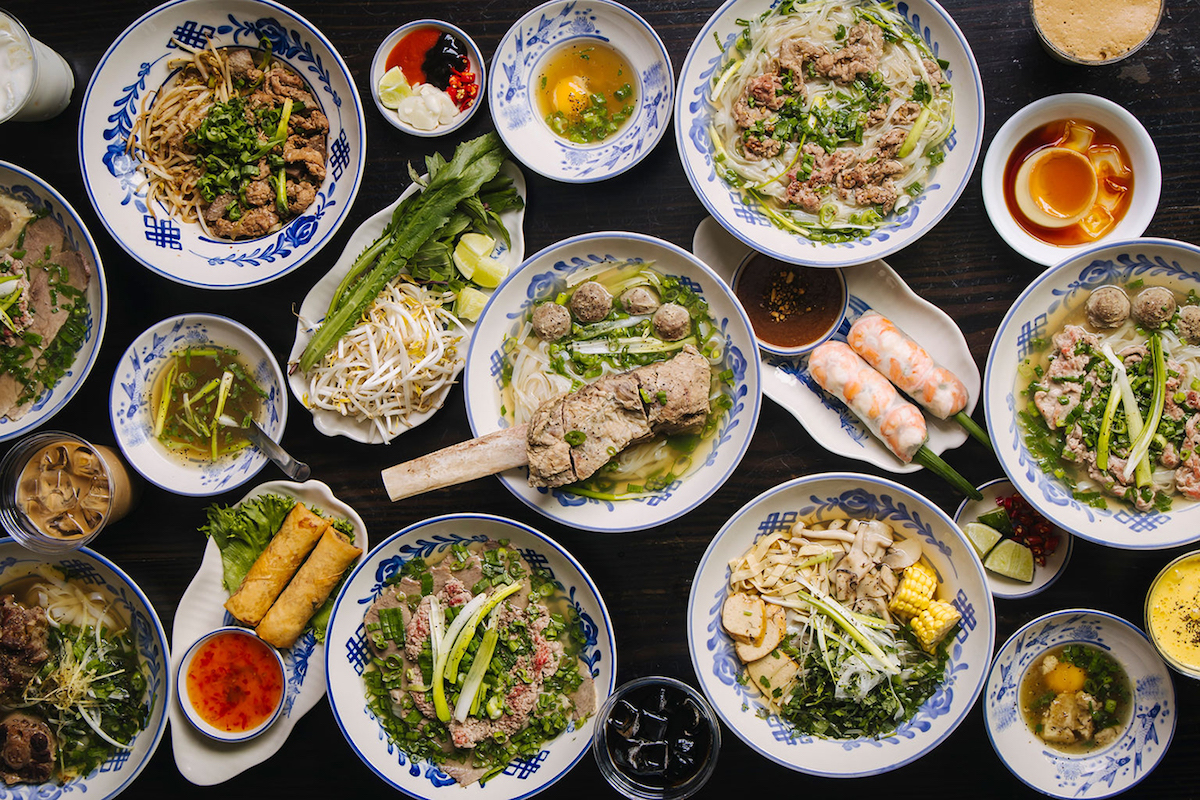 A epic food pread at Phở Xóm. | Photo by Phở Xóm