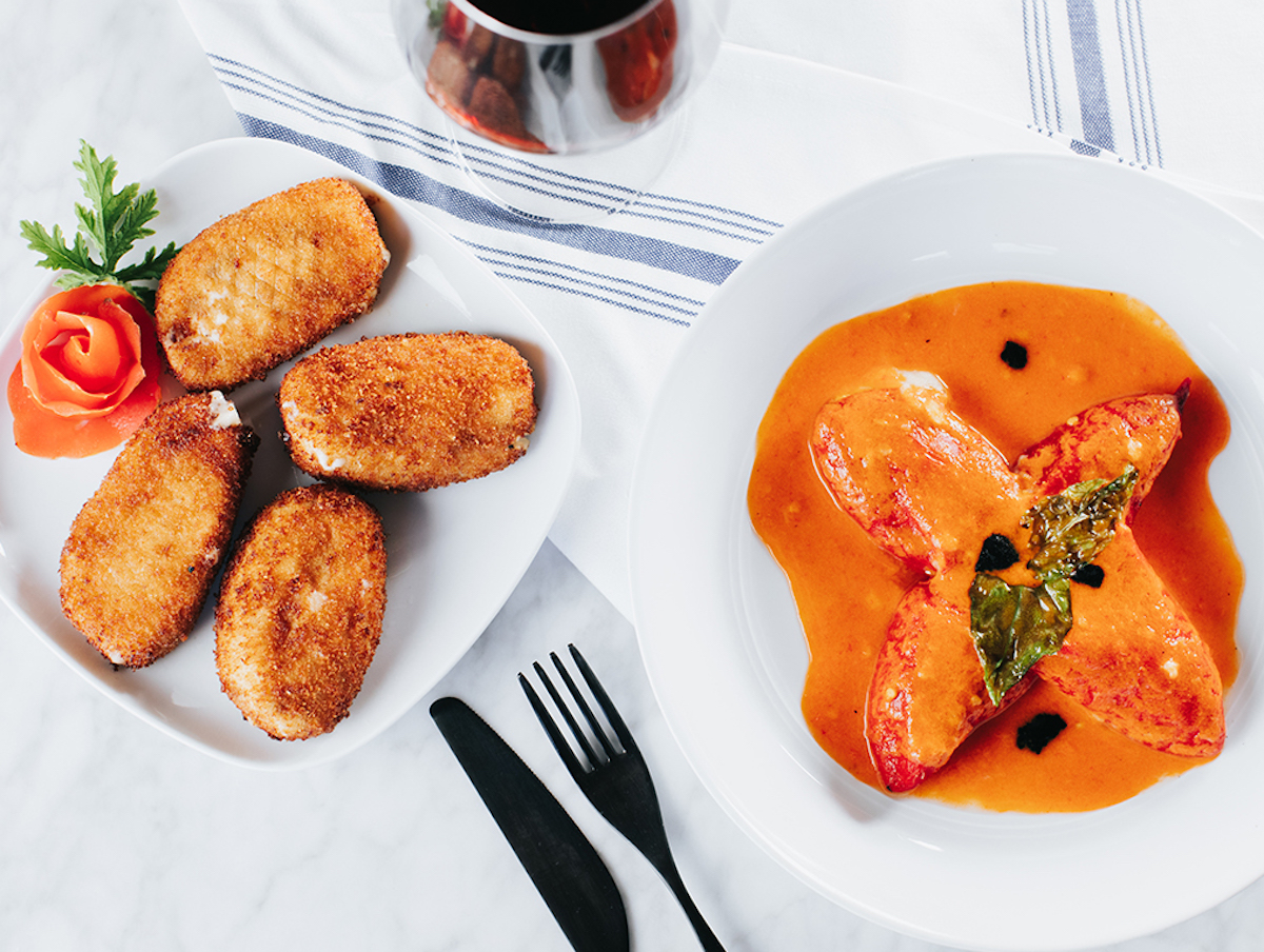 BestTapas_SketchesOfSpaincroquettesandpimientos_PhotobyKathyTran - DiningOut Dallas Croquettes, red wine, and other tapas at Sketches of Spain. | Photo by Kathy Tran