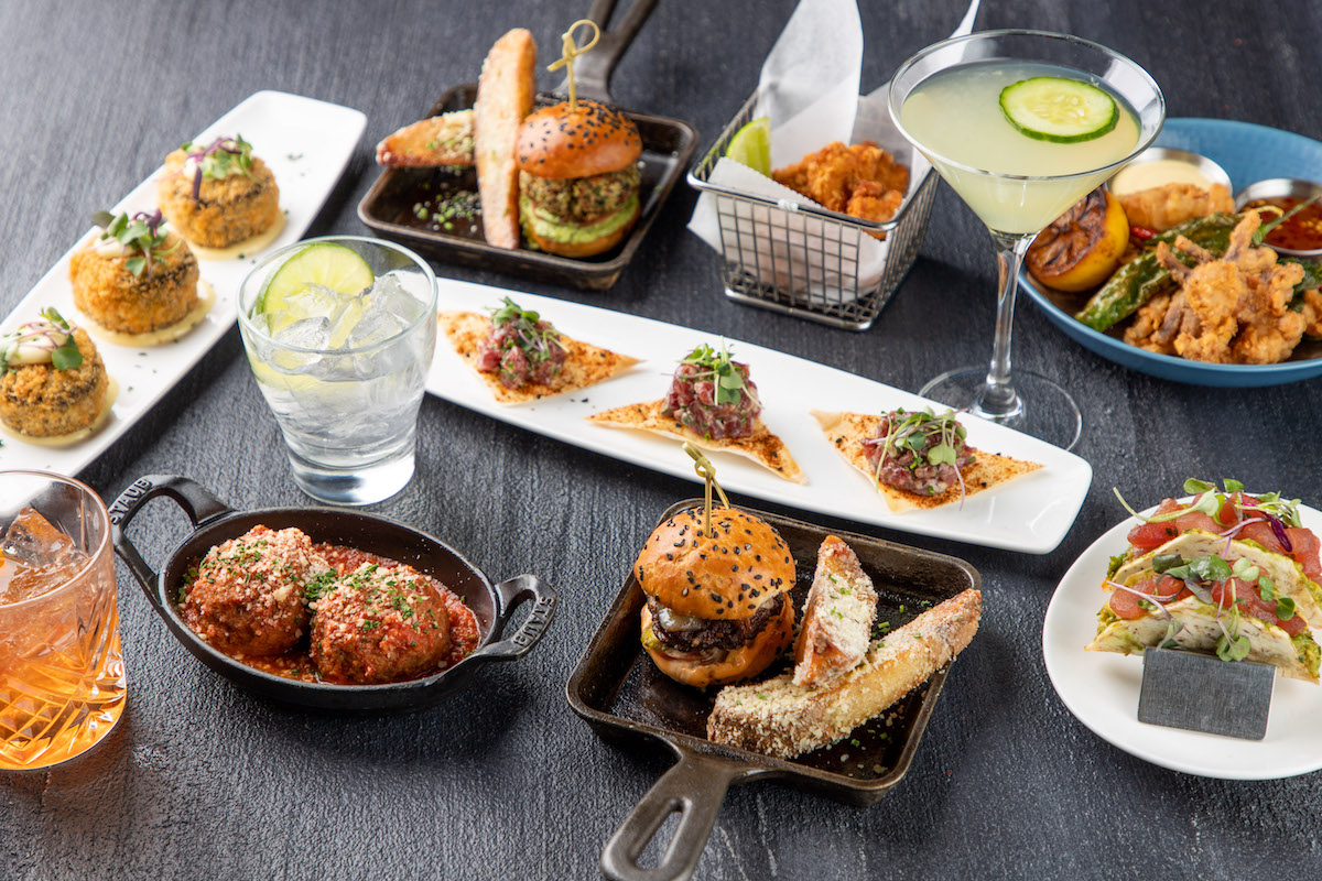 Happy Hour Spreadjpg STK Steakhouse - DiningOut Dallas Happy hour spread at STK Steakhouse. | Photo by STK Steakhouse