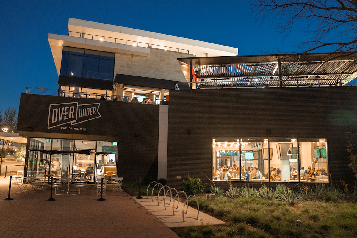 Over Under-09964 - DiningOut Dallas The exterior of Over Under Sports Bar + Rooftop. | Photo by Over Under Sports Bar + Rooftop