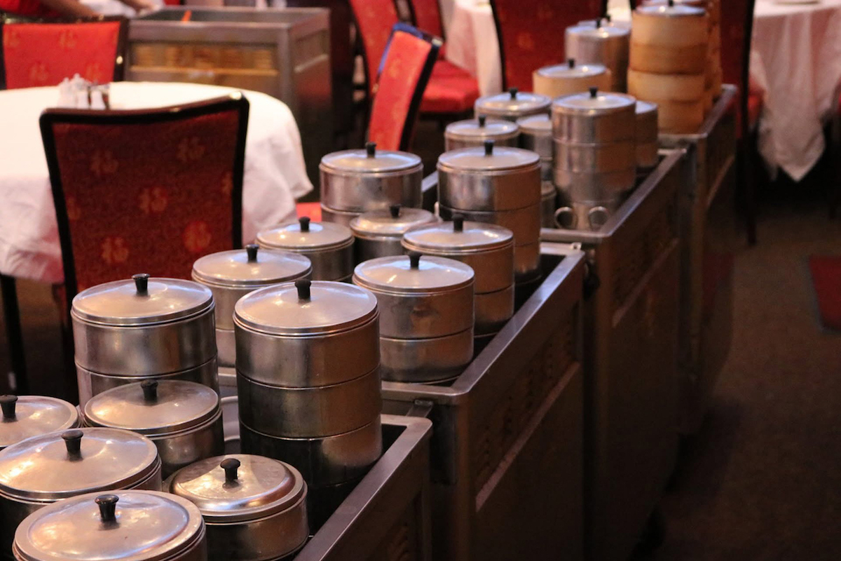 DimSum_KirinCourtpushcarts_CourtesyofKirinCourt - DiningOut Dallas Countless dishes of dim sum on push carts at Kirin Court. | Photo by Kirin Court