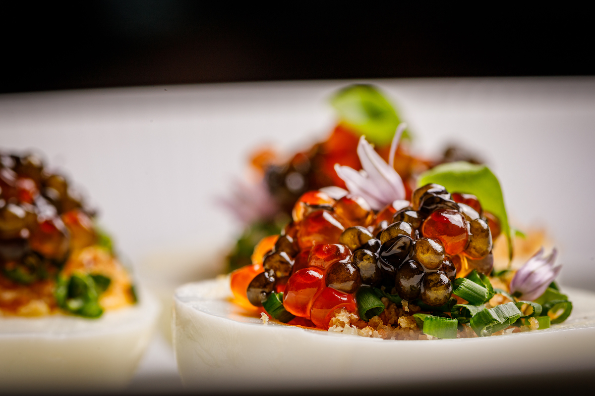 Deviled Eggs - DiningOut Dallas Deviled eggs at the Mont. | Photo by Samantha Marie Photography