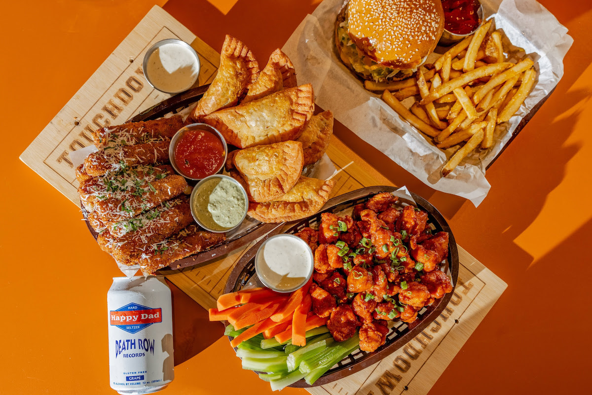 Hero by HG2_Photo credit Kayla Enright - DiningOut Dallas A spread of gameday eats at Hero by HG. | Photo by Kayla Enright