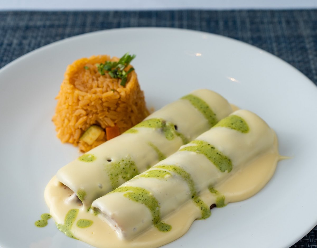 Mesero - DiningOut Dallas Cremaqueso enchiladas at Mesero. | Photo by Mesero