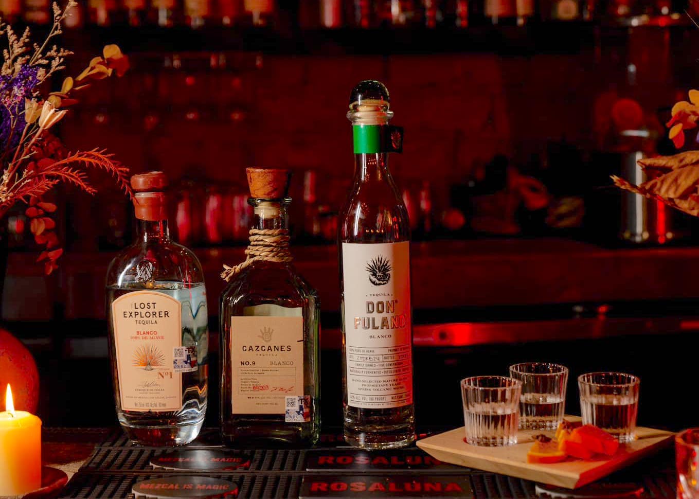 Ayahuasca - DiningOut Dallas The candlelit space at Ayahuasca Cantina gives way for tequila tastings and cocktails. | Photo by Ayahuasca Cantina