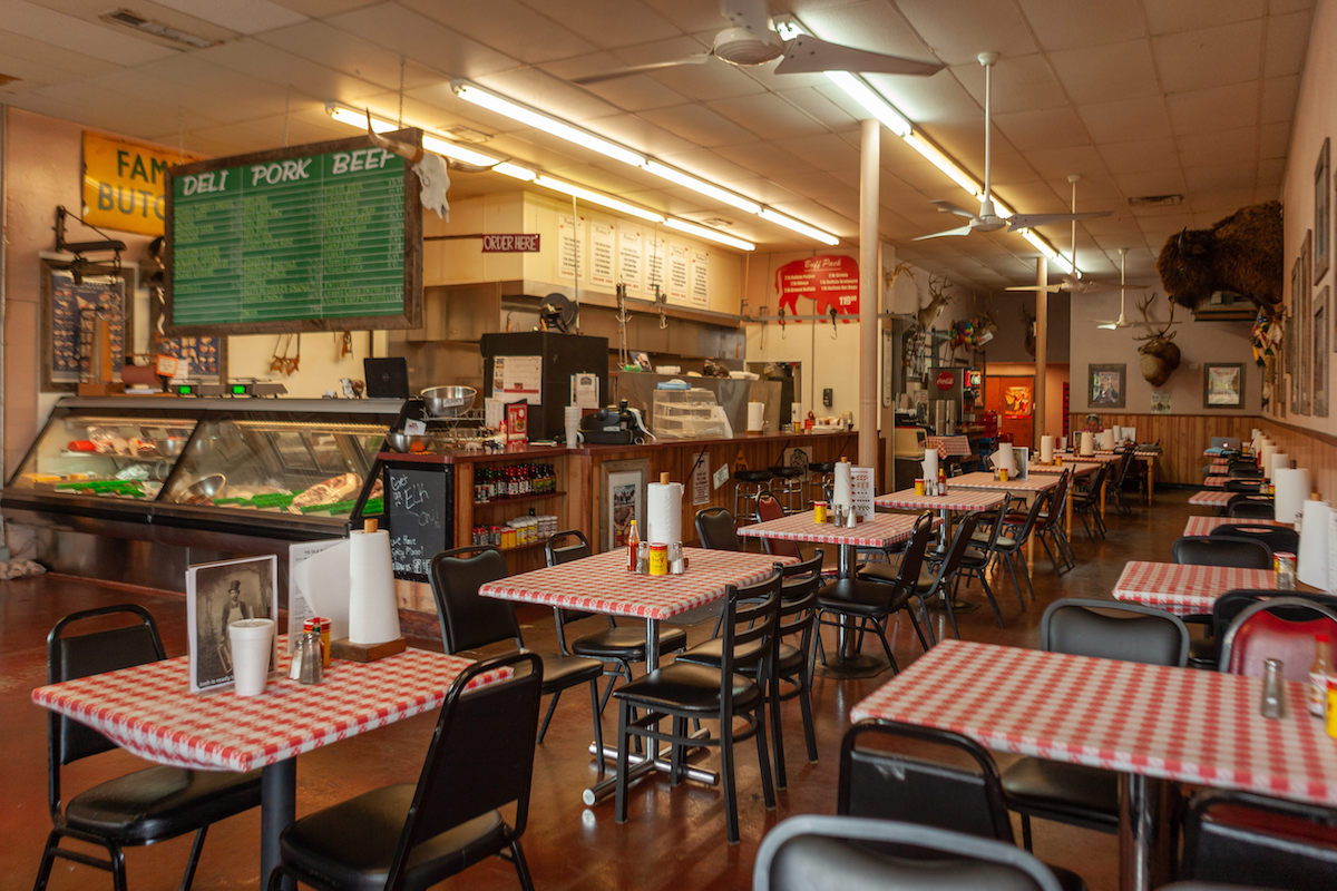 Butcher Shop 2 - DiningOut Dallas The counter and dining room at Ye Ole Butcher Shop. | Photo by Ye Ole Butcher Shop