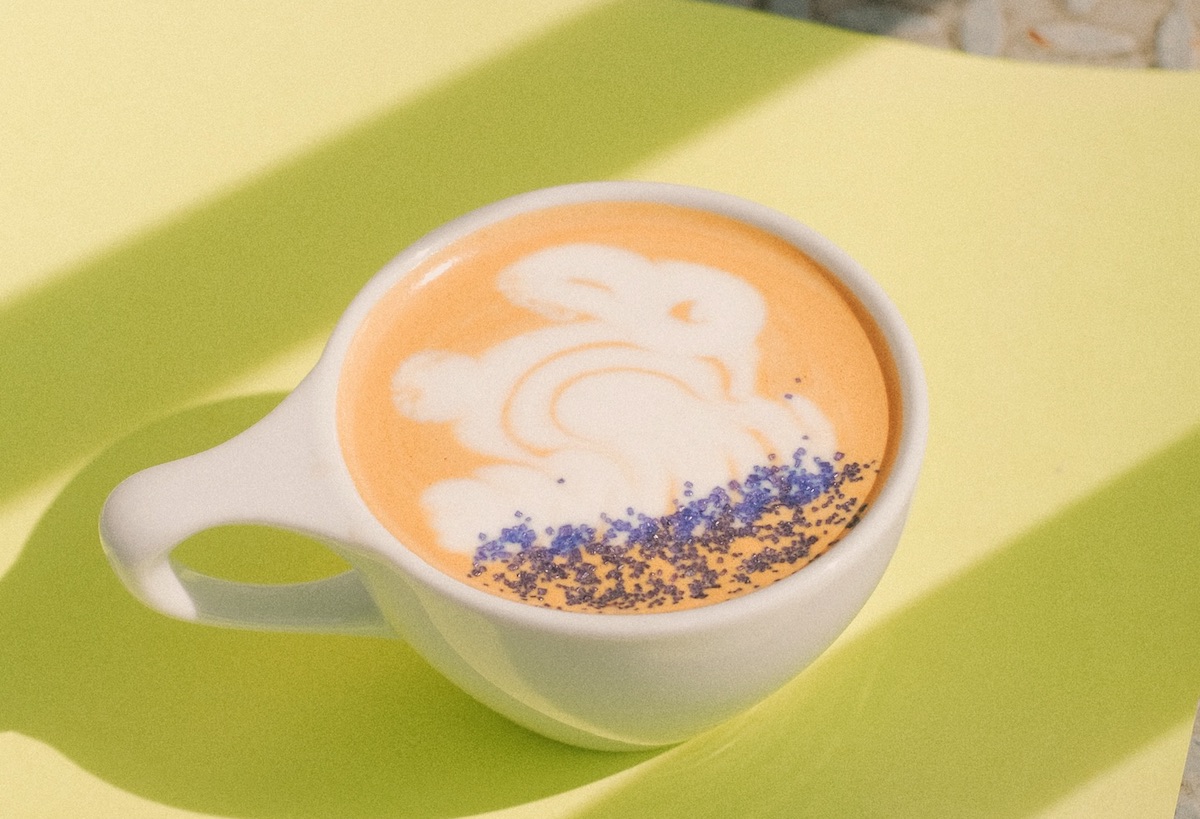 Lemma Coffee Co - DiningOut Dallas Thoughtful finishing touches on a hot latte at Lemma Coffee Co. | Photo by Lemma Coffee Co.